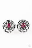 Paparazzi VINTAGE VAULT "Courtly Courtliness" Pink Post Earrings Paparazzi Jewelry