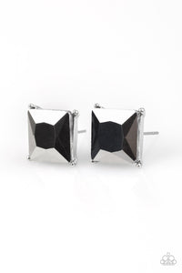 Paparazzi VINTAGE VAULT "The Big Bang" Silver Post Earrings Paparazzi Jewelry