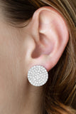 Paparazzi "Radiant Ripples" White Post Earrings Paparazzi Jewelry