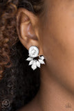 Paparazzi "Radically Royal" White Post Earrings Paparazzi Jewelry