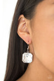 Paparazzi "Me, Myself, and IDOL" White Earrings Paparazzi Jewelry