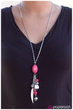 Paparazzi "Rock of Ages - Pink " necklace Paparazzi Jewelry