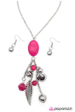 Paparazzi "Rock of Ages - Pink " necklace Paparazzi Jewelry