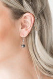 Paparazzi "Champagne On The Rocks" Silver Lanyard Necklace & Earring Set Paparazzi Jewelry