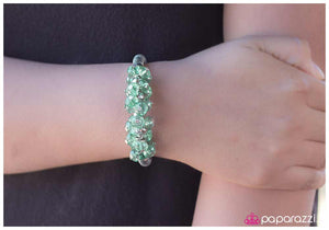 Paparazzi "Im Blushing" Green Bracelet Paparazzi Jewelry