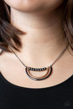 Paparazzi "Artificial Arches" Black Necklace & Earring Set Paparazzi Jewelry