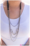 Paparazzi "Delicately Dangerous - Black" necklace Paparazzi Jewelry