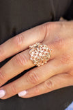 Paparazzi "Victorian Valor" Rose Gold Ring Paparazzi Jewelry