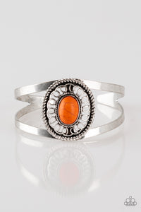 Paparazzi "Deep In The TUMBLEWEEDS" Orange Bracelet Paparazzi Jewelry