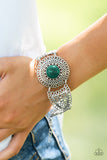 Paparazzi "Avant-VANGUARD" Green Bracelet Paparazzi Jewelry