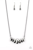 Paparazzi "Leading Lady" Black Necklace & Earring Set Paparazzi Jewelry