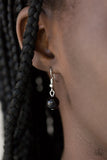 Paparazzi VINTAGE VAULT "Society Socialite" Black Necklace & Earring Set Paparazzi Jewelry