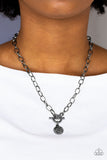 Paparazzi "Sorority Sisters" Black Necklace & Earring Set Paparazzi Jewelry