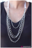 Paparazzi "No Strings Attached - White" necklace Paparazzi Jewelry