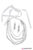 Paparazzi "No Strings Attached - White" necklace Paparazzi Jewelry