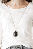 Paparazzi "Full Frontier" Black Necklace & Earring Set Paparazzi Jewelry