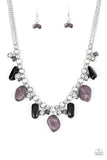 Paparazzi VINTAGE VAULT "Grand Canyon Grotto" Black Necklace & Earring Set Paparazzi Jewelry