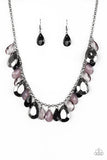 Paparazzi "Hurricane Season" Black Necklace & Earring Set Paparazzi Jewelry