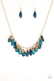 Paparazzi "Tropical Storm" Blue Necklace & Earring Set Paparazzi Jewelry