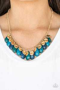 Paparazzi "Tropical Storm" Blue Necklace & Earring Set Paparazzi Jewelry