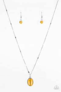 Paparazzi "Summer Cool" Yellow Necklace & Earring Set Paparazzi Jewelry