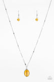 Paparazzi "Summer Cool" Yellow Necklace & Earring Set Paparazzi Jewelry