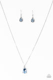 Paparazzi "Classy Classicist" Blue Necklace & Earring Set Paparazzi Jewelry