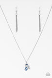 Paparazzi "Time To Be Timeless" Blue Necklace & Earring Set Paparazzi Jewelry