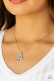 Paparazzi "Time To Be Timeless" Blue Necklace & Earring Set Paparazzi Jewelry