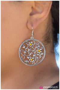 Paparazzi "An Enchanted Forest" Yellow Earrings Paparazzi Jewelry