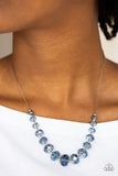 Paparazzi "Crystal Carriages" Blue Necklace & Earring Set Paparazzi Jewelry