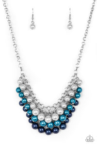 Paparazzi "Run for the Heels!" Blue Necklace & Earring Set Paparazzi Jewelry
