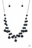 Paparazzi VINTAGE VAULT "Soon To Be Mrs." Blue Necklace & Earring Set Paparazzi Jewelry