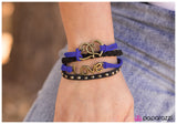 Paparazzi "Secret Admirer" Blue Bracelet Paparazzi Jewelry