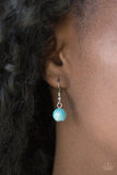Paparazzi "Rural Rustler" Blue Necklace & Earring Set Paparazzi Jewelry