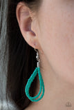 Paparazzi VINTAGE VAULT "Bora Bombora" Blue Necklace & Earring Set Paparazzi Jewelry