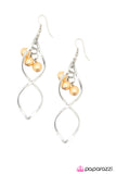 Paparazzi "Suspended In Time" Yellow Earrings Paparazzi Jewelry