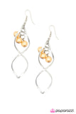Paparazzi "Suspended In Time" Yellow Earrings Paparazzi Jewelry