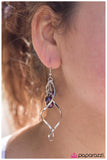Paparazzi "Suspended In Time" Purple Earrings Paparazzi Jewelry