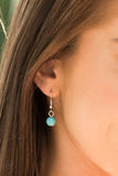 Paparazzi "Bon Voyager" FASHION FIX Blue Necklace & Earring Set Paparazzi Jewelry