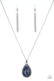 Paparazzi "On The Home FRONTIER" Blue Necklace & Earring Set Paparazzi Jewelry