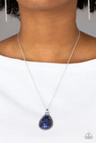 Paparazzi "On The Home FRONTIER" Blue Necklace & Earring Set Paparazzi Jewelry