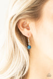 Paparazzi VINTAGE VAULT "Flirty Foxtrot" Blue Necklace & Earring Set Paparazzi Jewelry