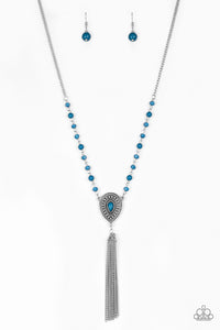Paparazzi "Soul Quest" Blue Necklace & Earring Set Paparazzi Jewelry
