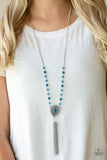 Paparazzi "Soul Quest" Blue Necklace & Earring Set Paparazzi Jewelry