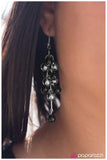 Paparazzi "Pulling Away - Black " earring Paparazzi Jewelry