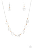 Paparazzi "Always Abloom" Brown Necklace & Earring Set Paparazzi Jewelry
