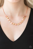 Paparazzi "Simple Sheen" Copper Necklace & Earring Set Paparazzi Jewelry