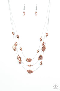 Paparazzi VINTAGE VAULT "Top ZEN" Copper Necklace & Earring Set Paparazzi Jewelry