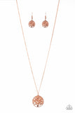 Paparazzi VINTAGE VAULT "Save The Trees" Copper Necklace & Earring Set Paparazzi Jewelry